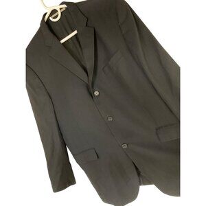 Burberry Mens 44R Blazer 3-Button Single-Breasted Wool Pinstripe USA RP10556